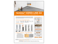Schluter-KERDI-LINE - Product Selection Tool