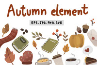 Autumn Element illustration set