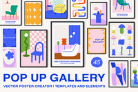 Pop Up Gallery Poster Creator