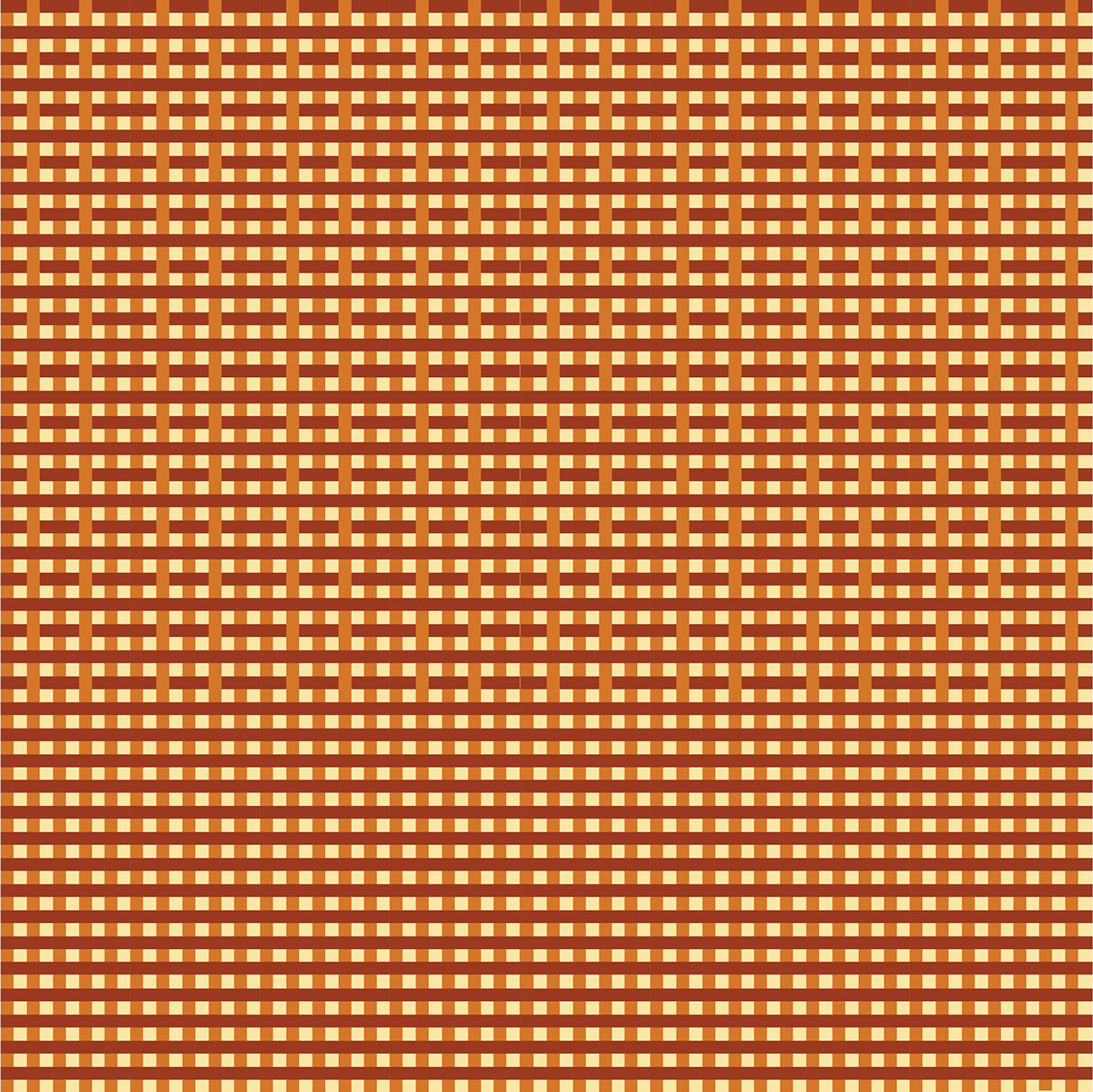 Orange Plaid Pattern rendition image