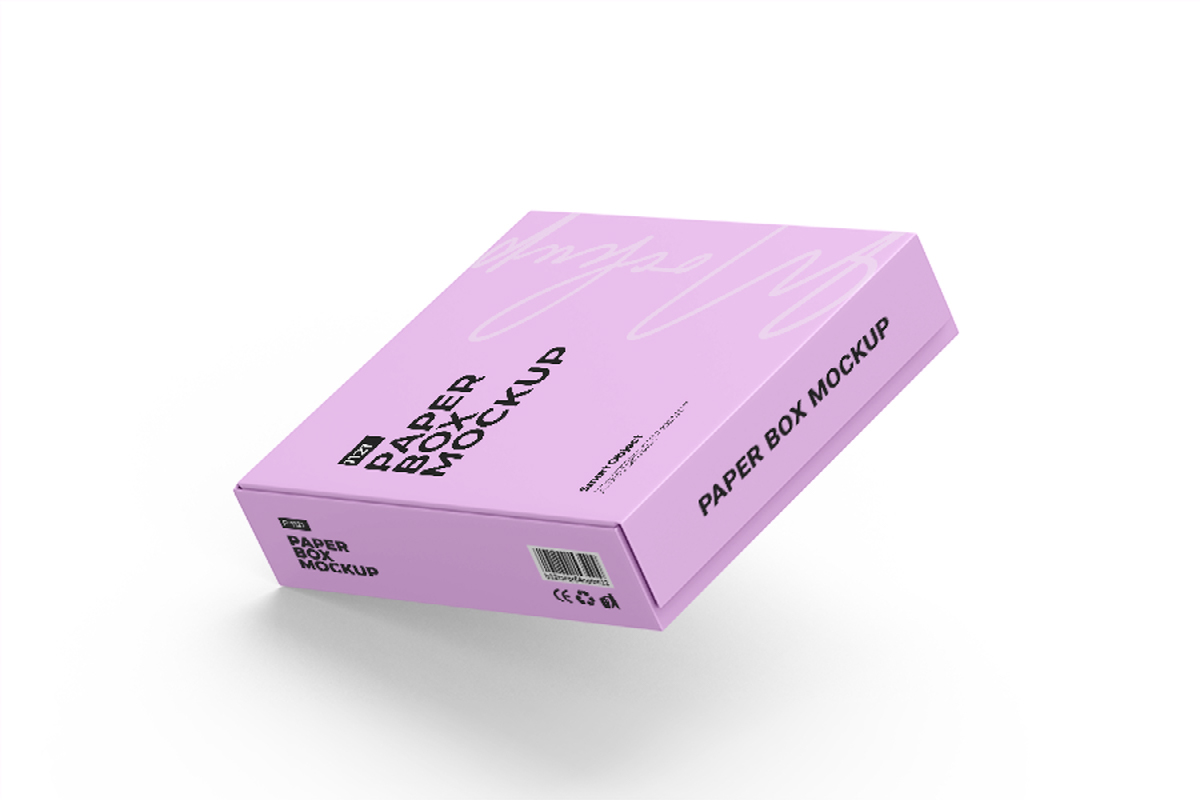 Flat Square Gift Box Mockup on Behance :: Behance