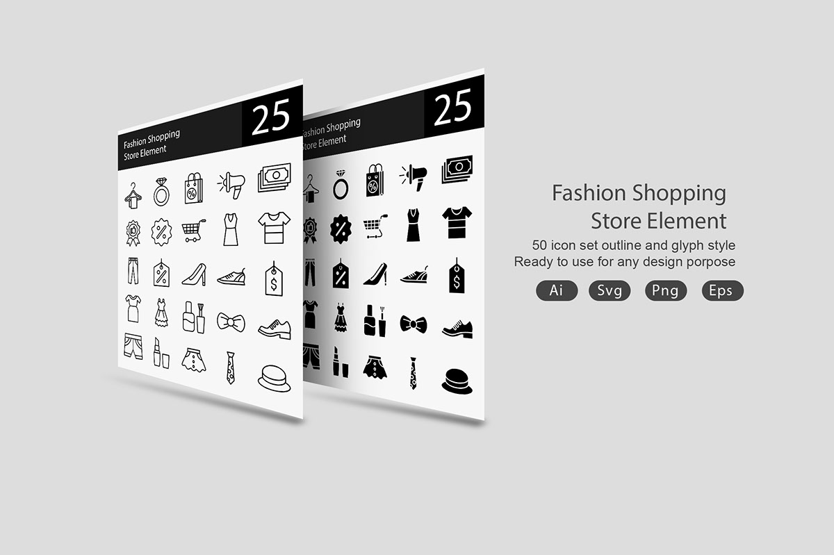 Fashion Shopping Store Element on Behance :: Behance