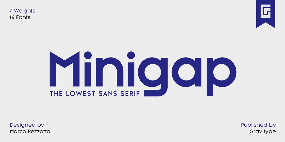 Minigap-Regular rendition image