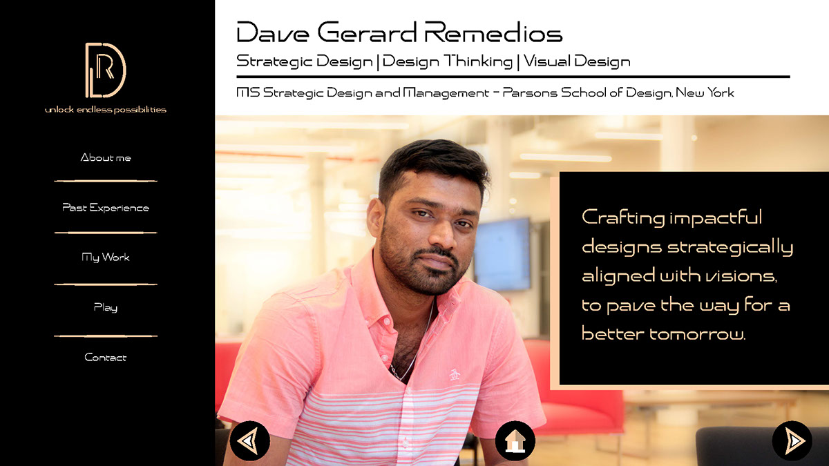 Strategic Design Portfolio Dave Remedios Parsons school of design NYC rendition image
