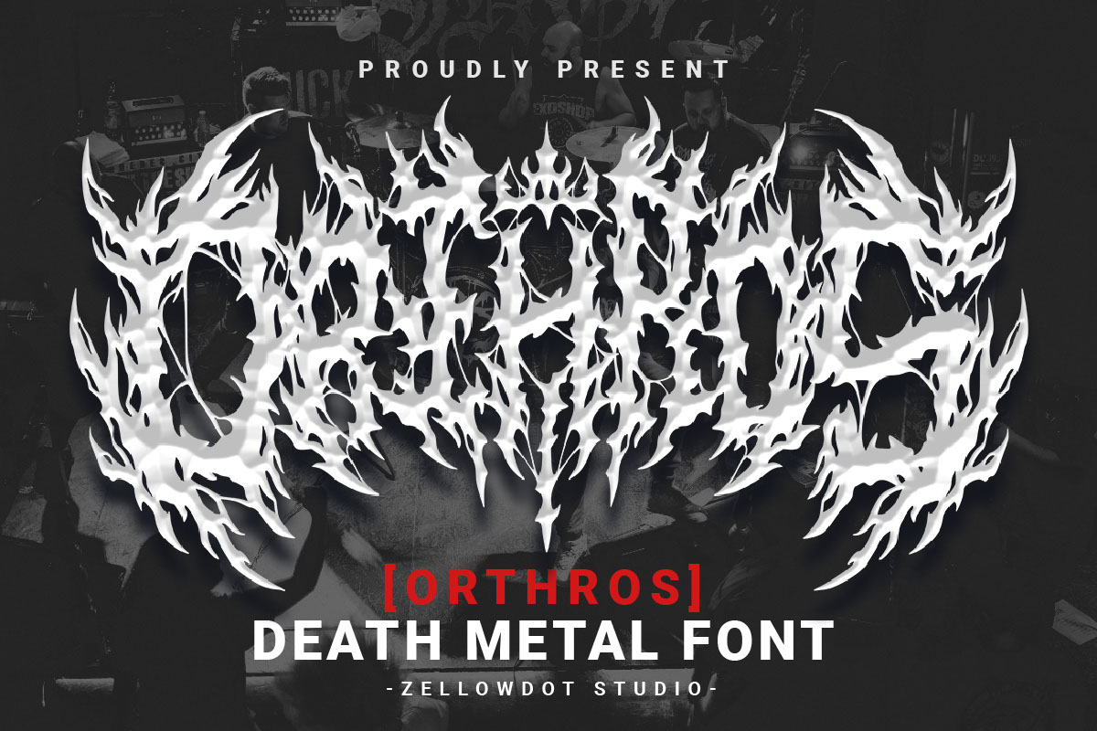 Orthros Font rendition image