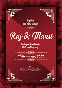 wedding invitation card  design
