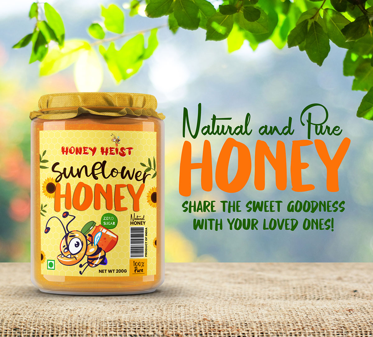 Honey Brand Identity rendition image