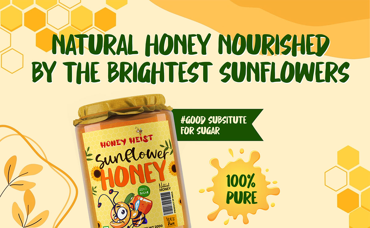 Honey Brand Identity rendition image