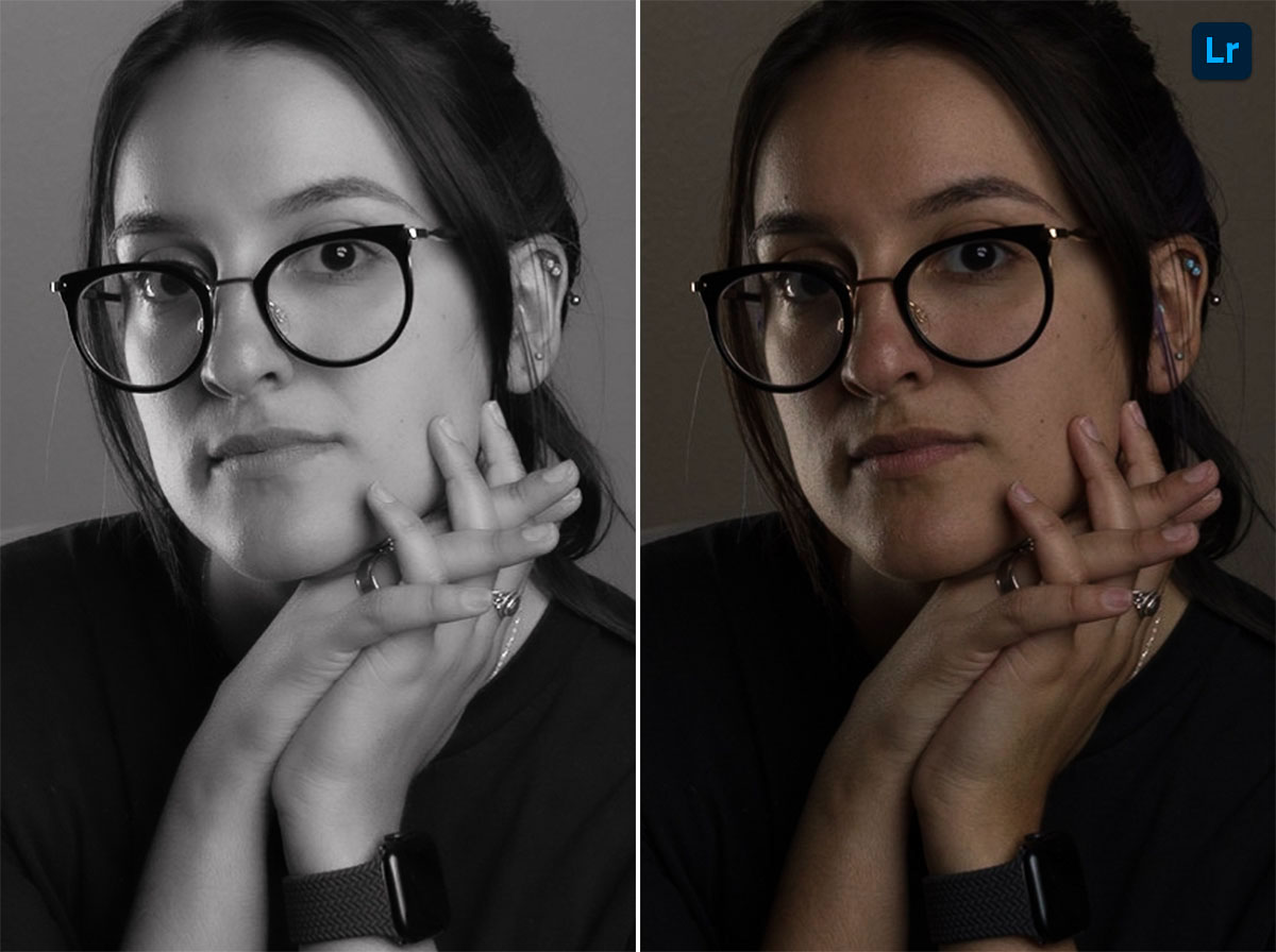 Portrait Black and White Edit Lightroom