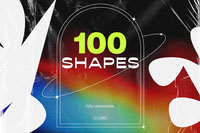 New Asset: Design Elements Pack #6: 100 Organic Shapes :: Behance