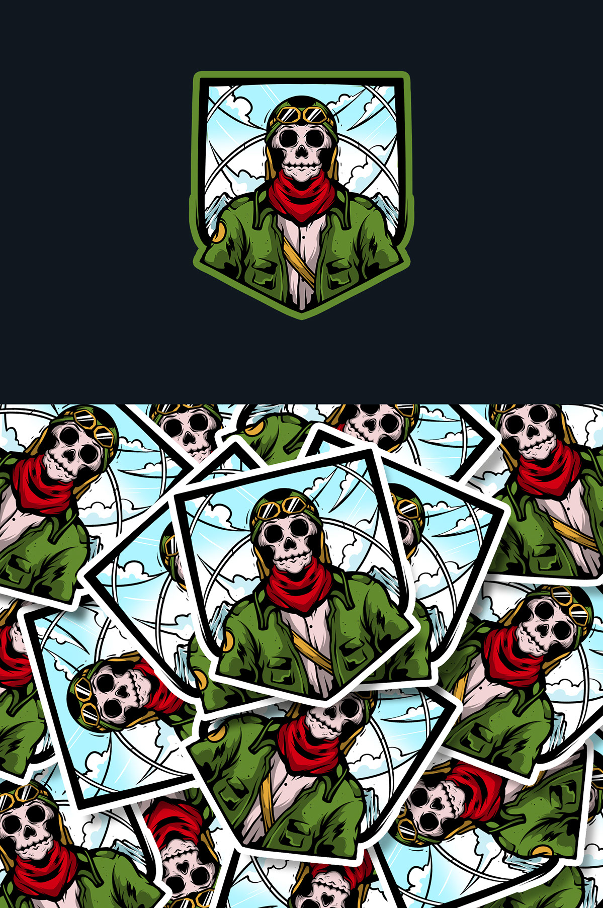 Skull Pilot rendition image