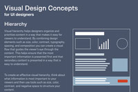 Visual Design Guide for UI Designers