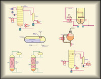 Distillation Process - 26 PNG files