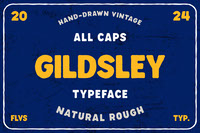 Gildsley - Rough Vintage Font