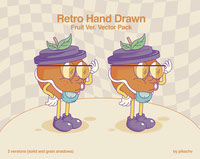 Retro Hand Drawn Orange Version