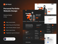 Personal Portfolio Landing Page UI Design