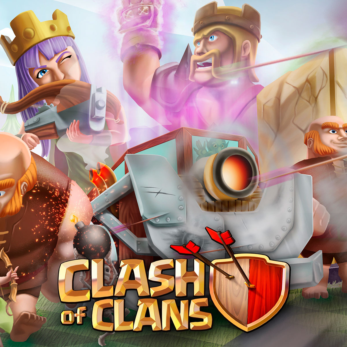 Clash of Clans - The confronter rendition image