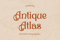 Antique Atlas Typeface