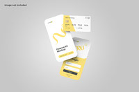 Floating Screen and Debit Card Mockup