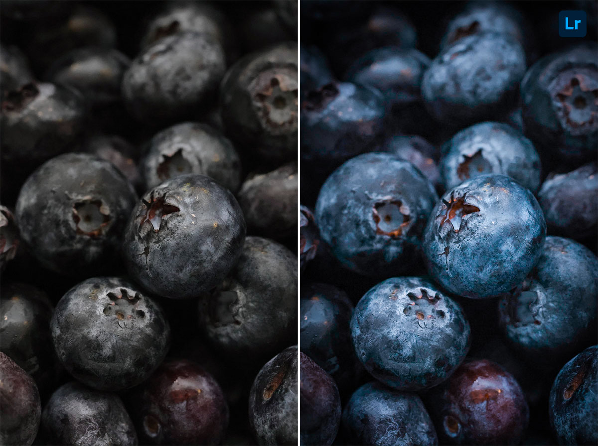 Blueberries II Edit Lightroom