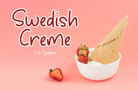 Swedish Creme Cute Typeface