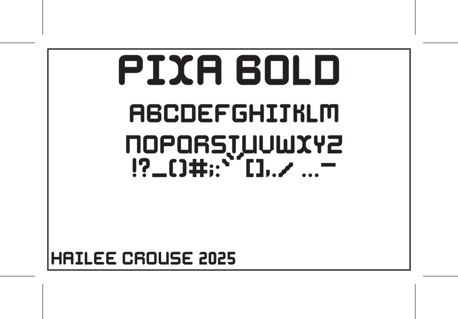 Pixa Bold Font on Behance :: Behance