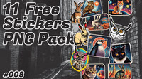 11 free sticker png pack _008