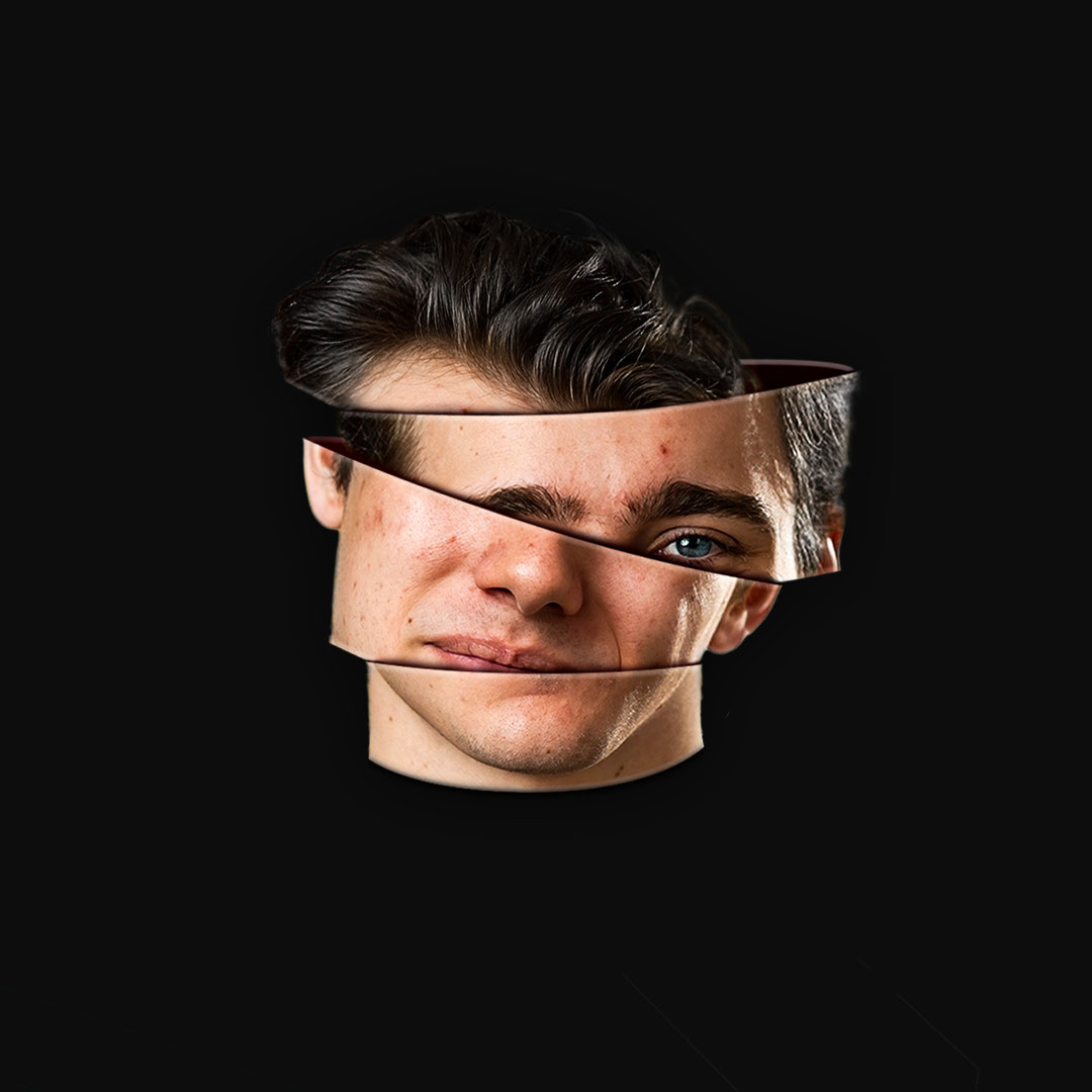 cutted head rendition image