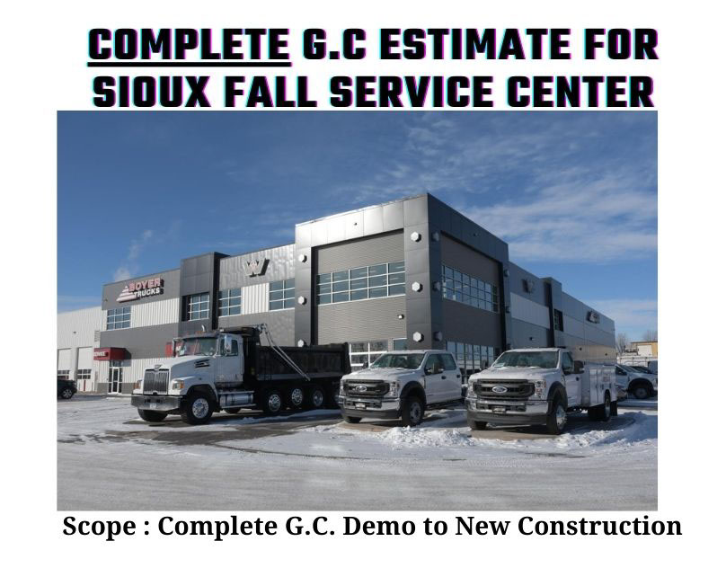ESTIMATE - SIOUX FALLS Service center rendition image