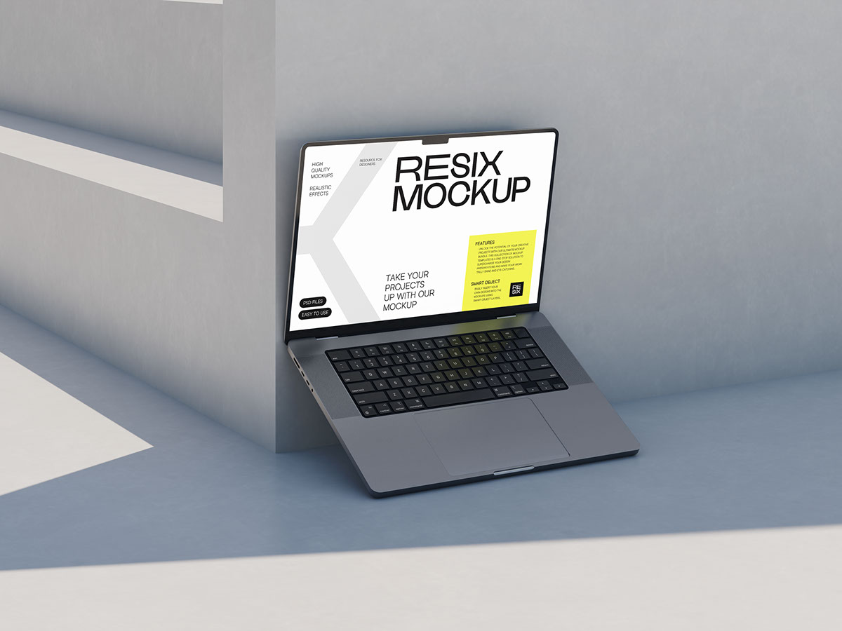 Device Mockup - Resix Clean Style rendition image