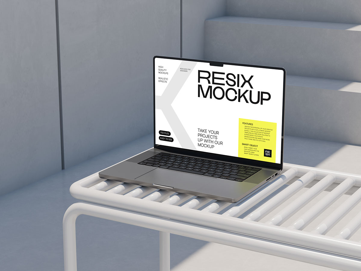Device Mockup - Resix Clean Style rendition image