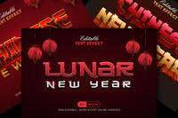 Text Effect Chinese New Year