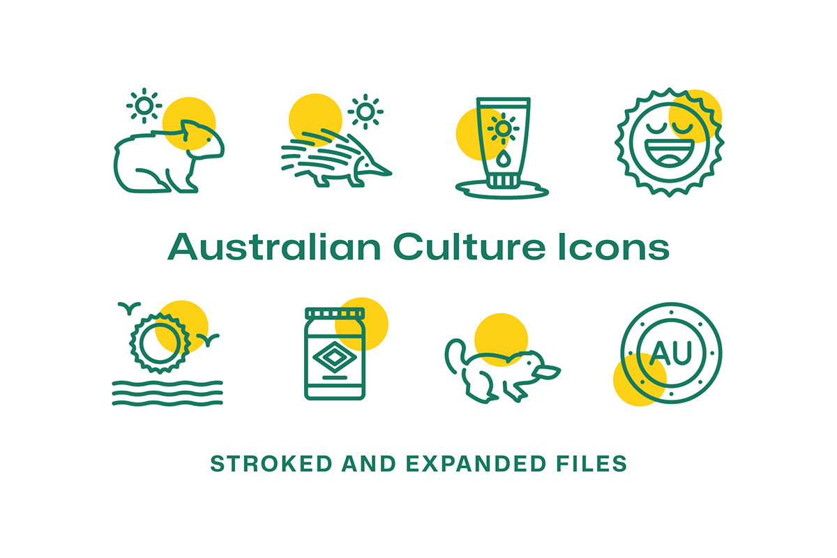 Australia-Icons rendition image
