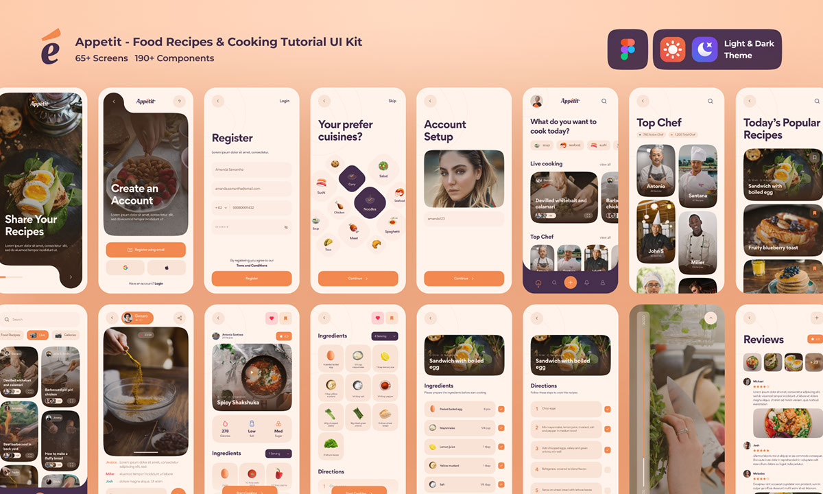 MEGA Bundle 14 in 1 All Categorize Mobile App UI Kits rendition image