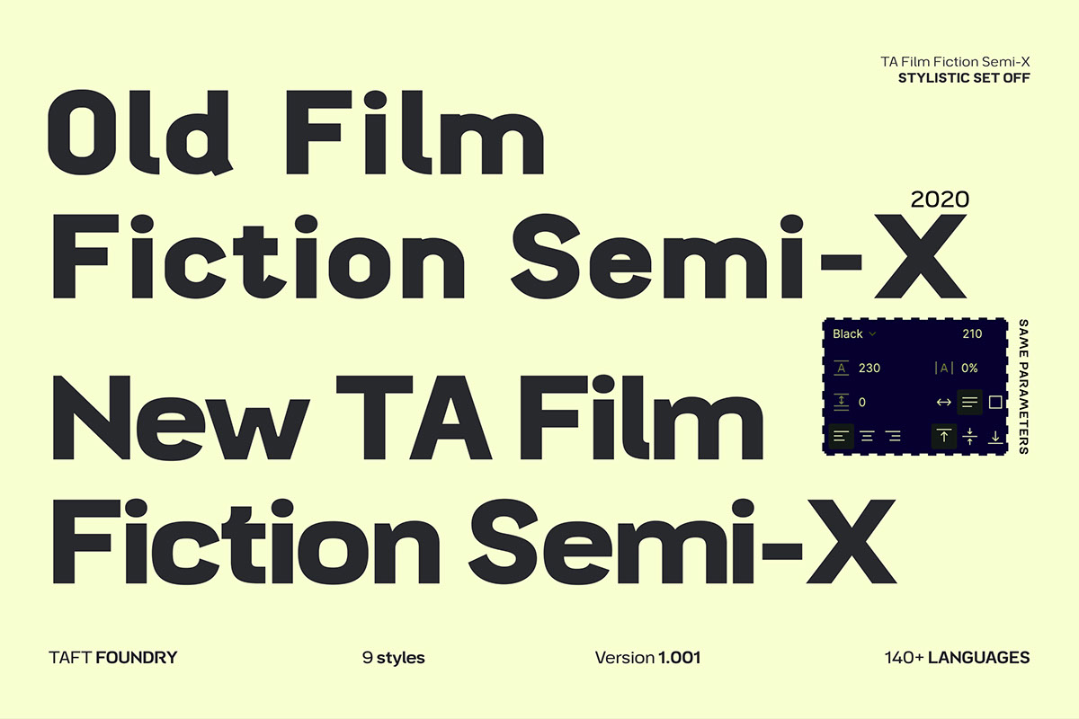 TA Film Fiction Semi-X rendition image