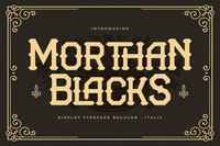 Morthan Blacks Typeface
