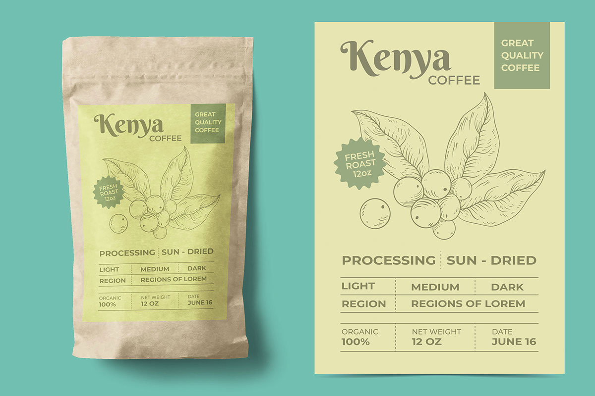 Kenya Coffee rendition image