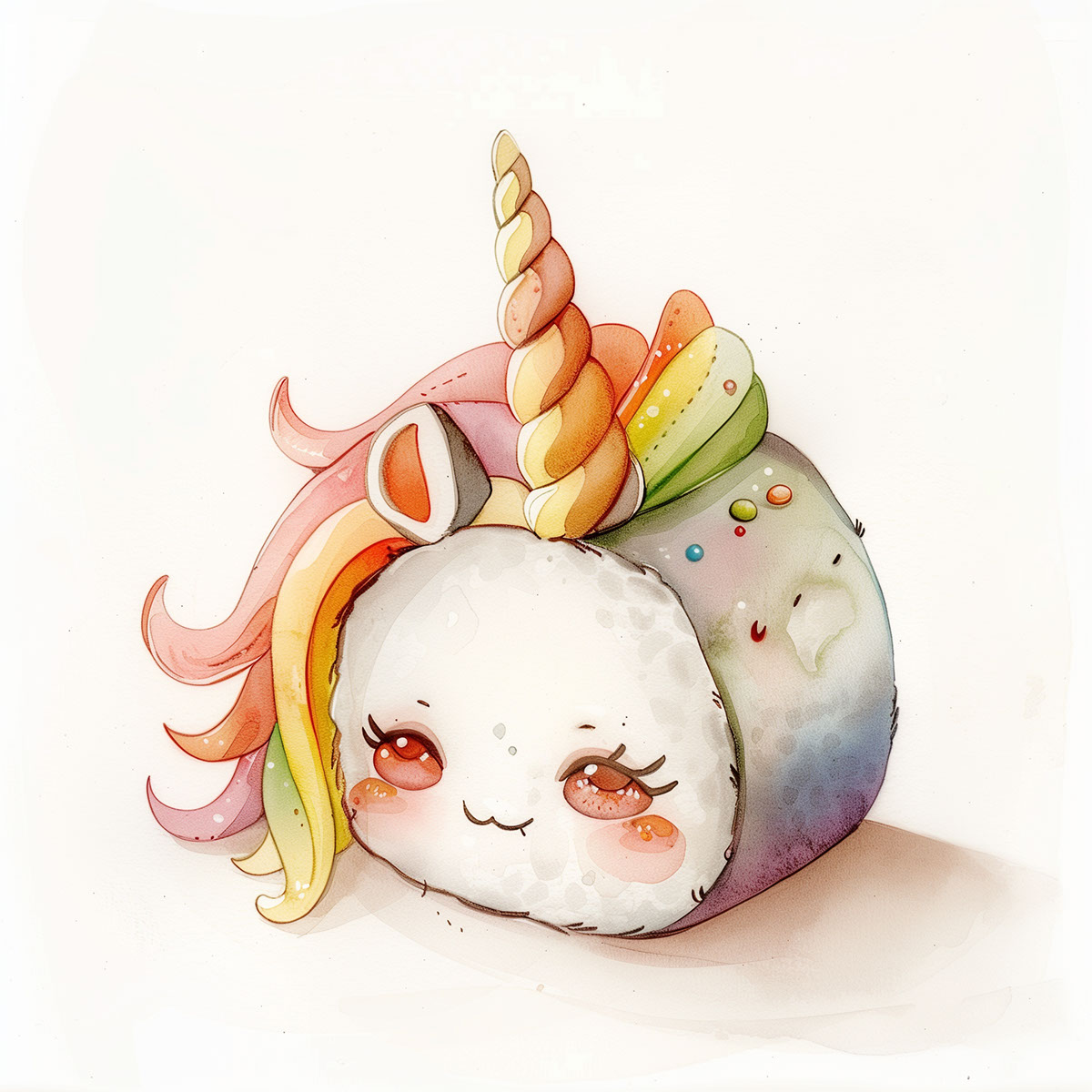 Sushi_unicorn rendition image