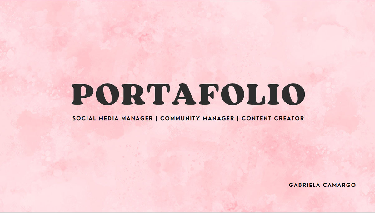 Portafolio Community Manager rendition image
