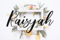 Raisyah Calligraphy Script Font