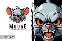 Mouse Mascot logo