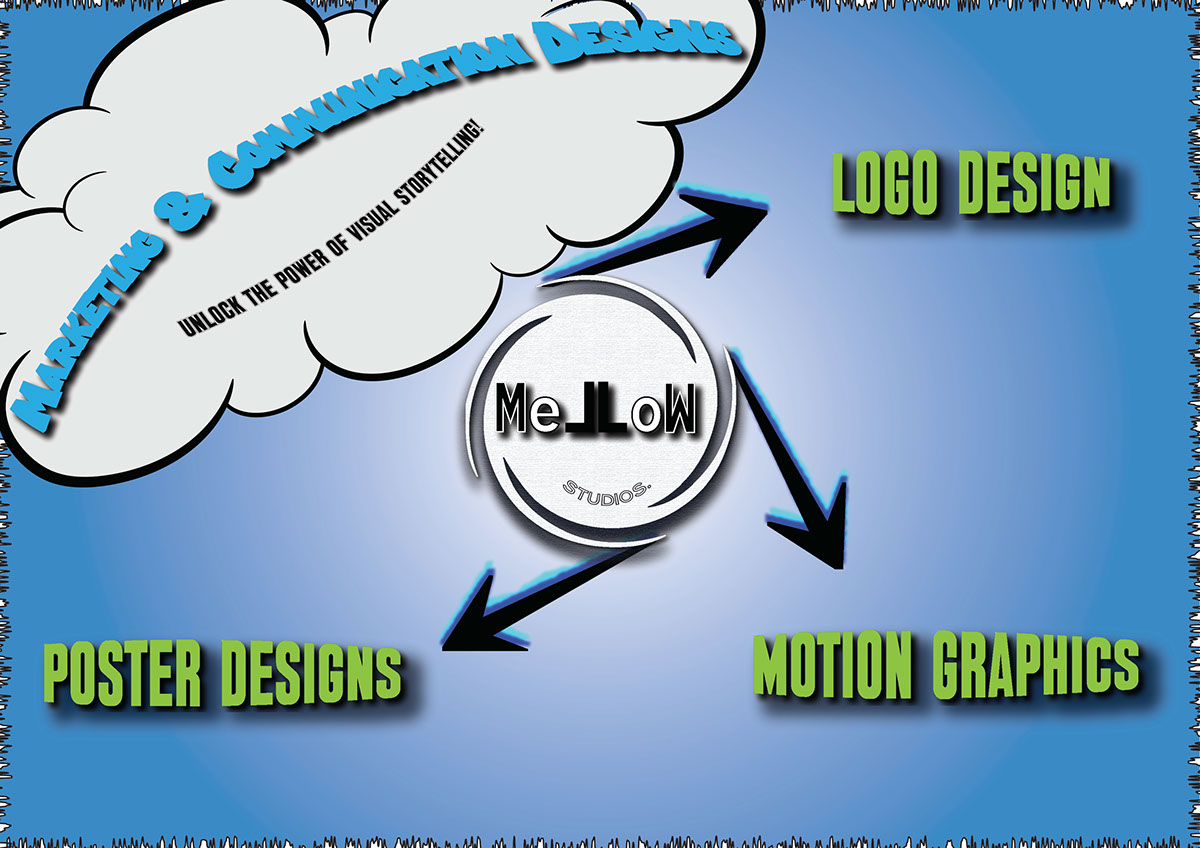 Mellow Studios Logo Design rendition image