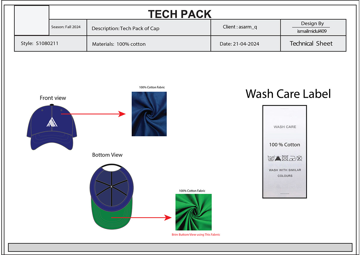 Tech Pack Of Cap on Behance :: Behance