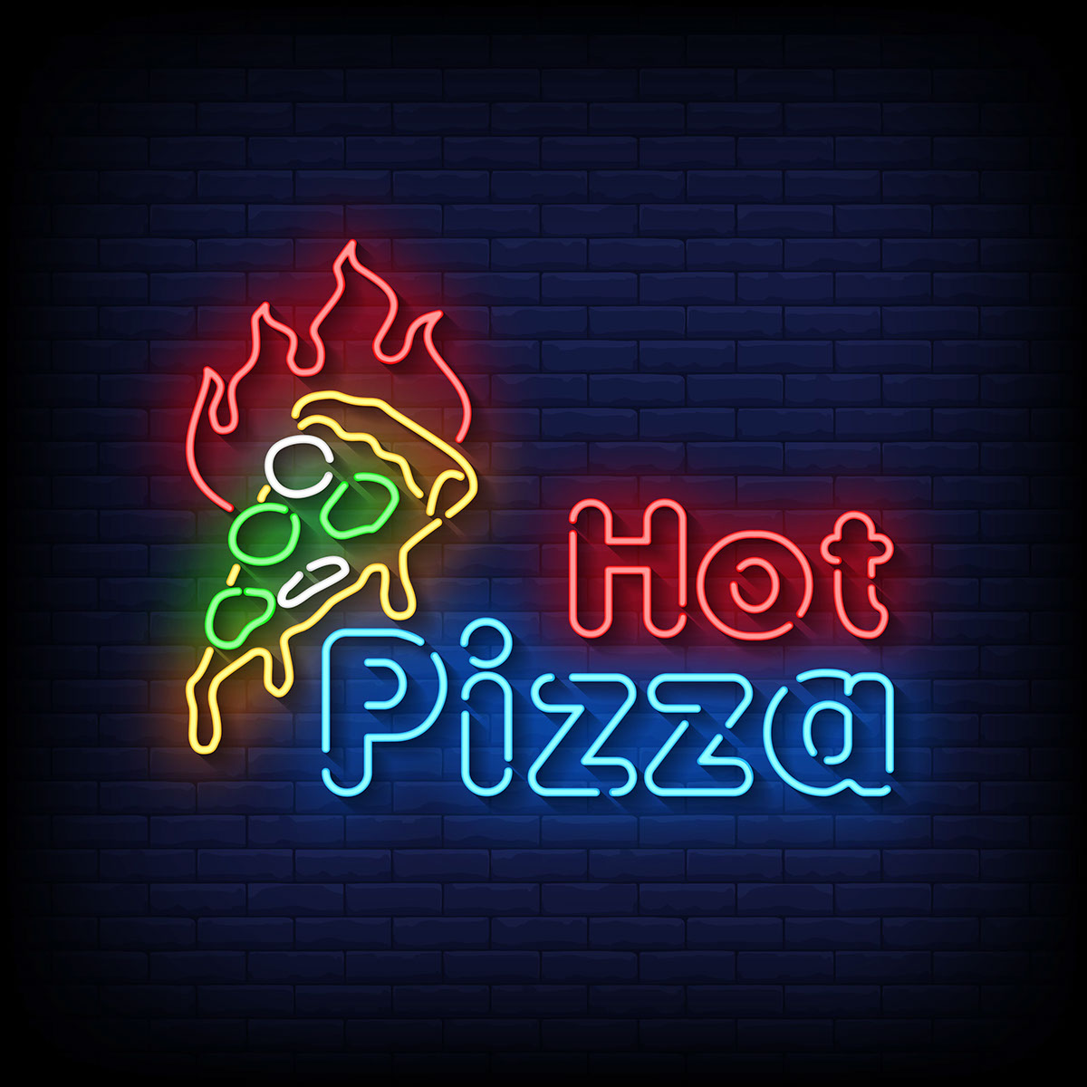 Hot Pizza rendition image
