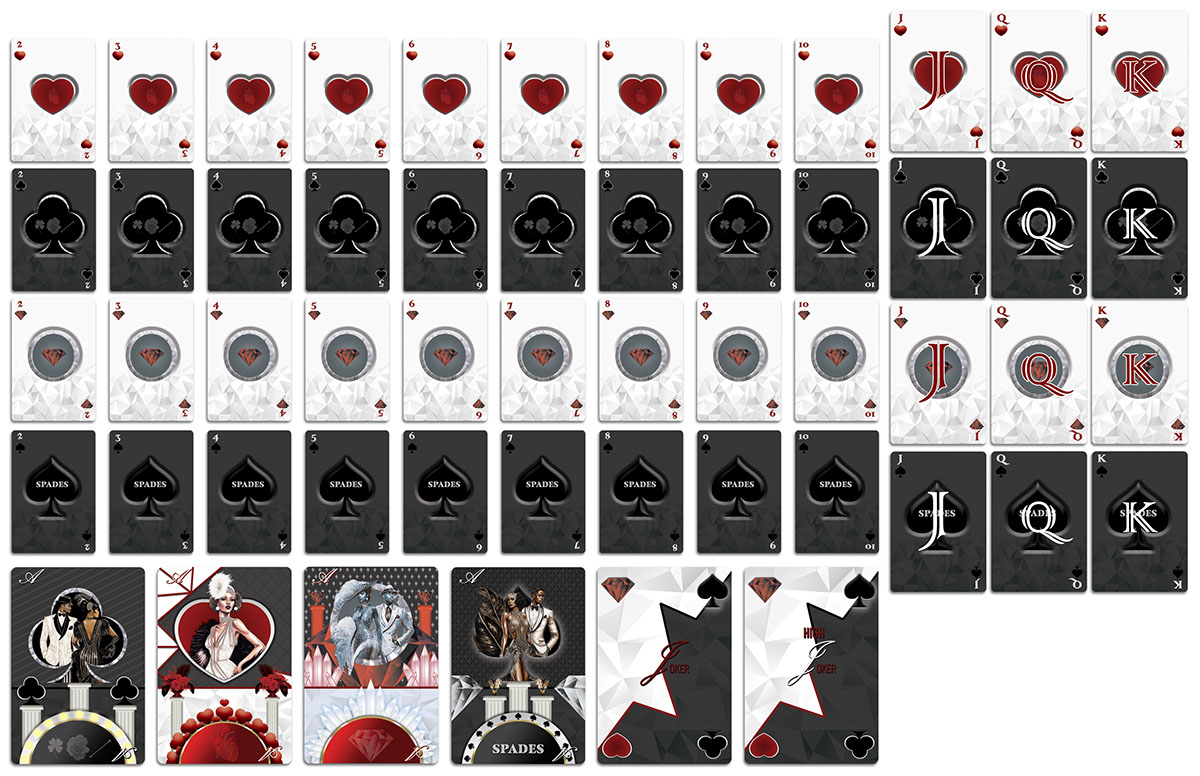 Fancy Playing Card Deck Template on Behance Behance