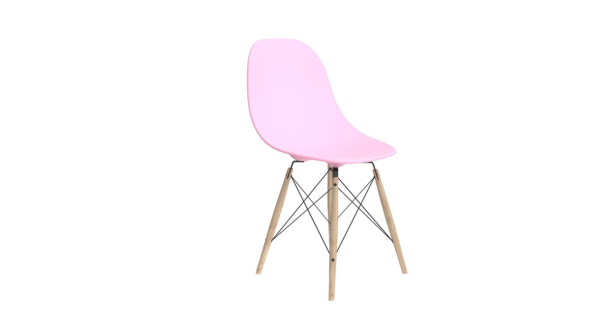 Eames Chair rendition image
