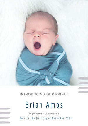 the day birth announcements