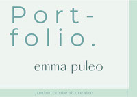 Portfolio Emma Puleo