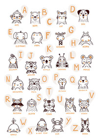 cute_animals_alphabet_poster