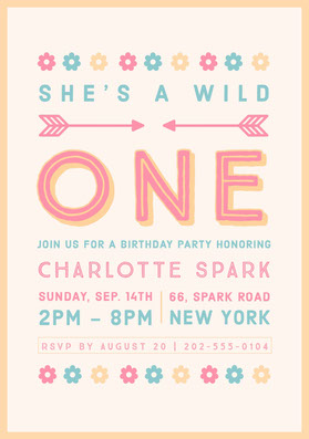 Free Birthday Invitation Templates For Girls Adobe Spark